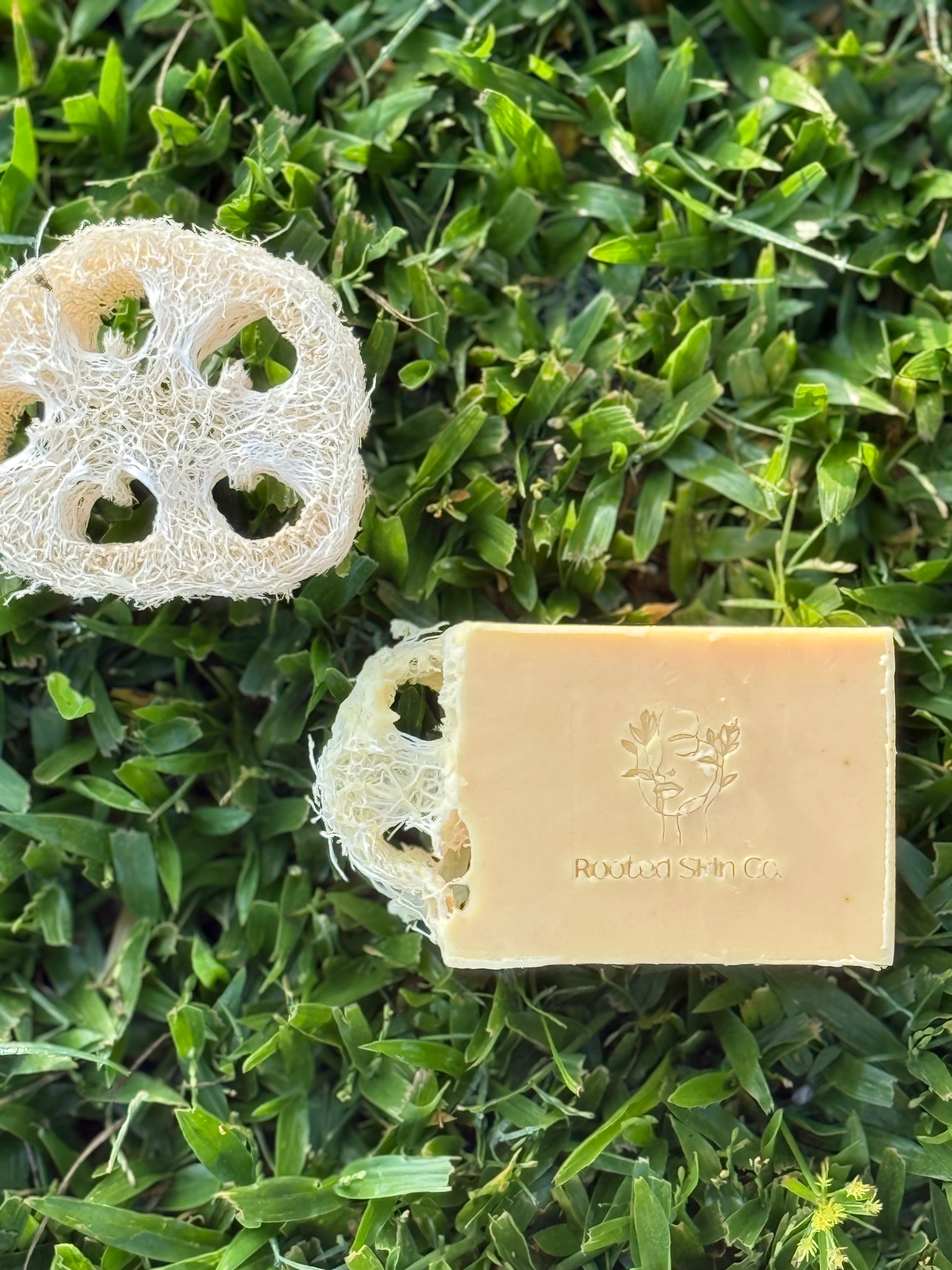 Natural Tumeric Luffa Exfoliating Soap: Body Bar