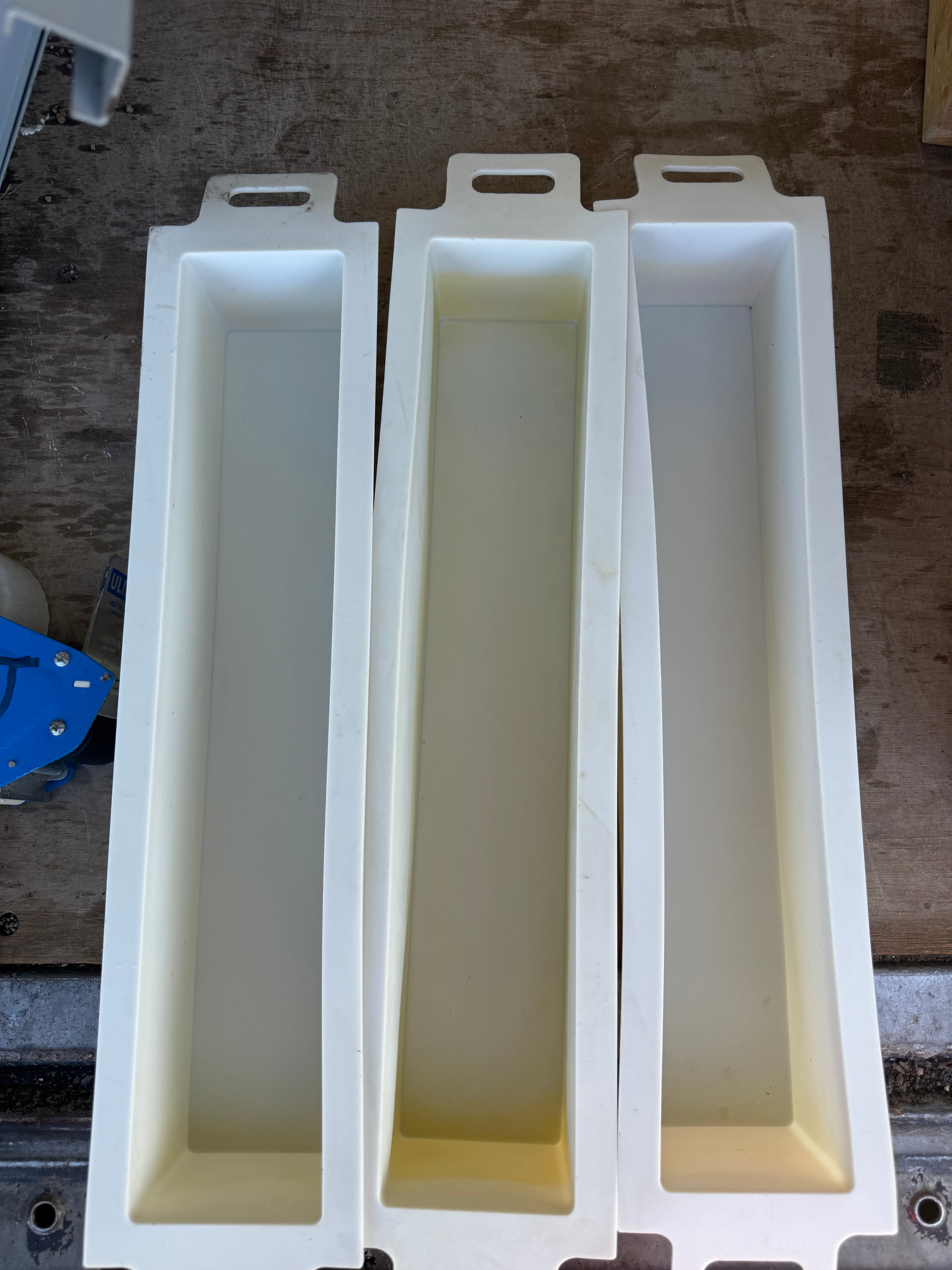 Used Wooden Soap molds