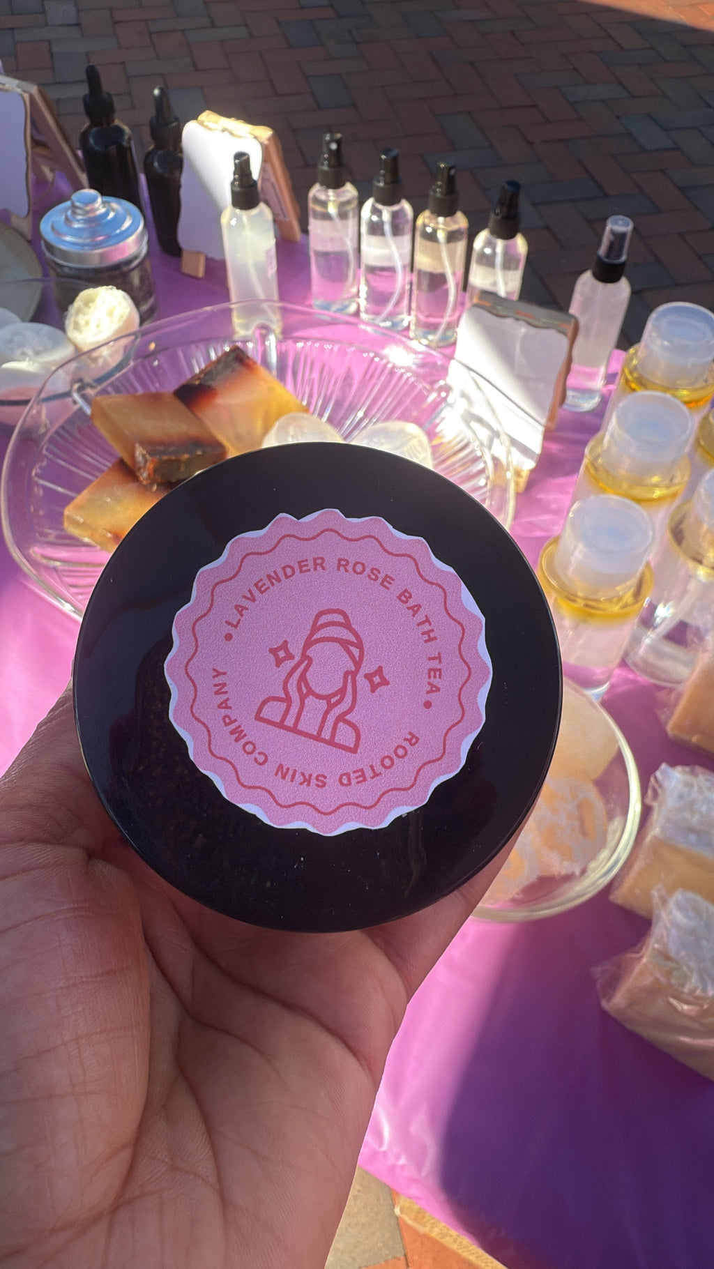 Lavender Rose Mineral Bath Tea